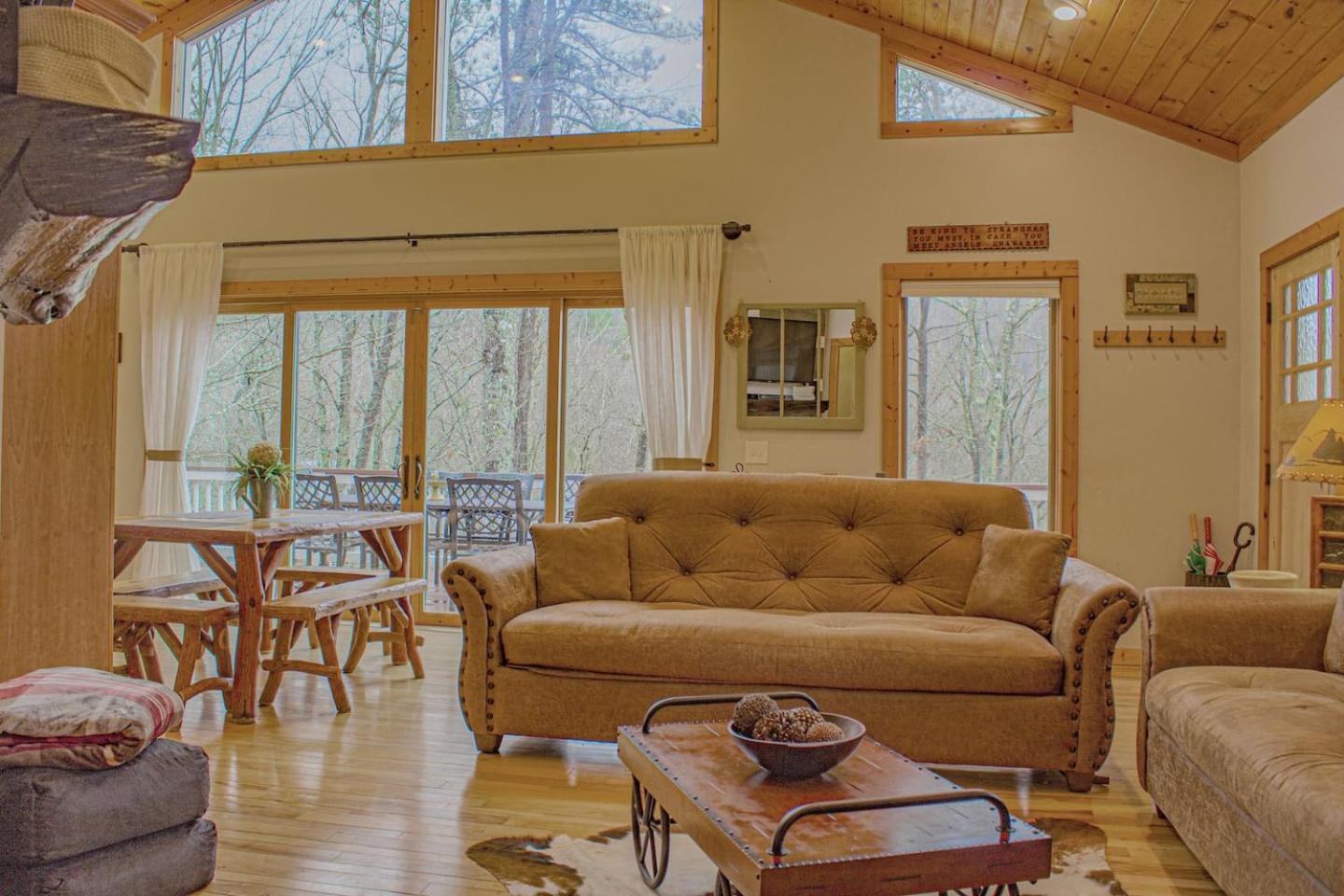 Serene Mountain And Sunset Views 3Bd Cabin フランクリン エクステリア 写真