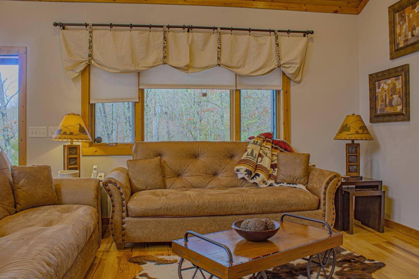 Serene Mountain And Sunset Views 3Bd Cabin フランクリン エクステリア 写真