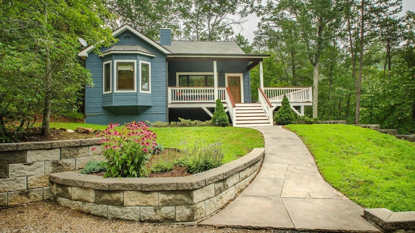 Serene Mountain And Sunset Views 3Bd Cabin フランクリン エクステリア 写真