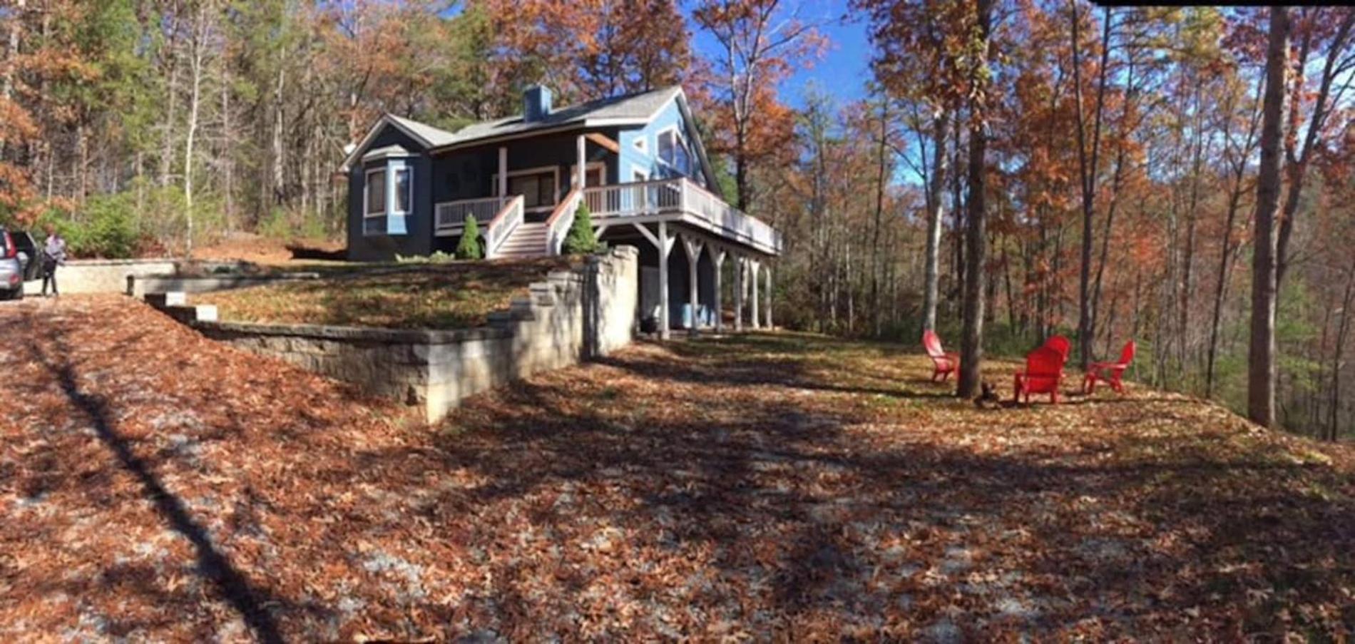 Serene Mountain And Sunset Views 3Bd Cabin フランクリン エクステリア 写真