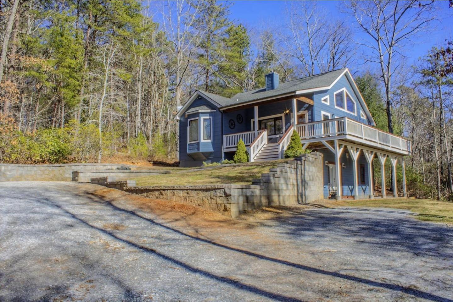 Serene Mountain And Sunset Views 3Bd Cabin フランクリン エクステリア 写真