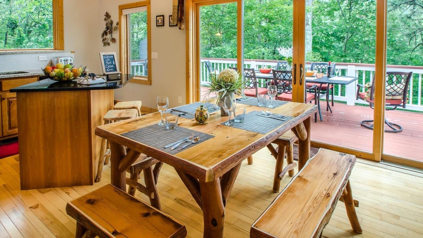 Serene Mountain And Sunset Views 3Bd Cabin フランクリン エクステリア 写真